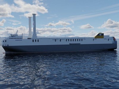 Norsepower announces the installation of Rotor Sails on the world’s largest short sea ro-ro vessel