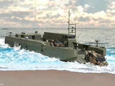 AUSTAL AUSTRALIA TEAMS WITH RAYTHEON AND BMT TO DELIVER THE AUSTRALIAN INDEPENDENT LITTORAL MANOEUVRE VESSEL