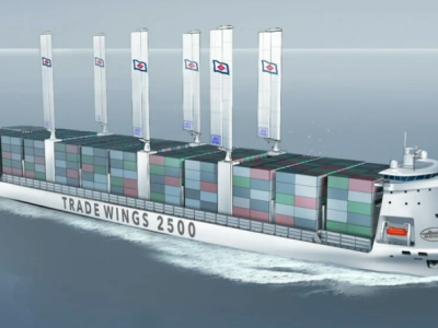 LDA, VPLP & Alwena team up on wind assisted/propelled containership
