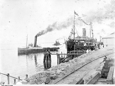 16 January 1908 -Port Adelaide's Outer Harbor was opened for shipping.