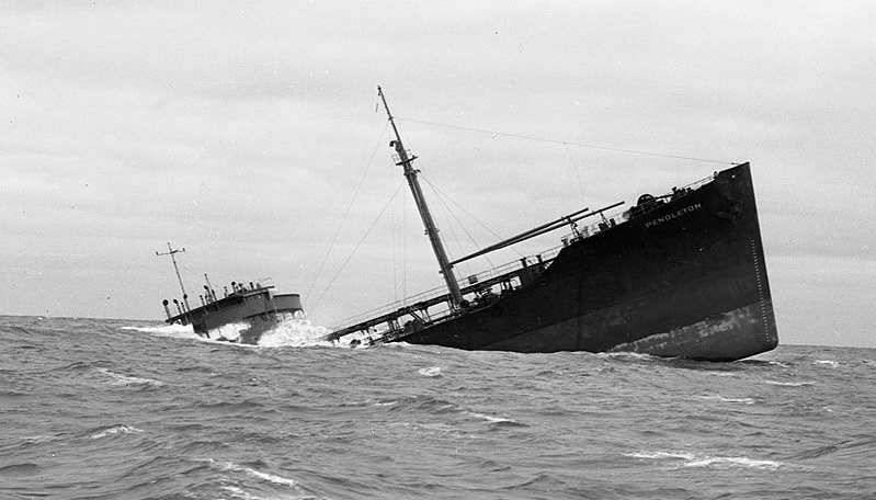 Pendleton Sinking Ship