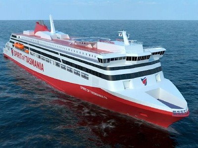 Rauma shipyard begins construction of the second LNG-powered car and passenger ferry for the world’s southernmost open sea route between mainland Australia and Tasmania