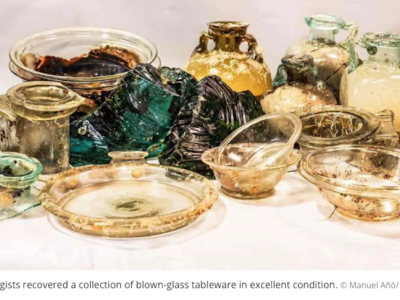 ‘Perfectly Preserved’ Glassware Recovered From 2,000-Year-Old Shipwreck