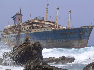SS America: A Once-Mighty Ocean Liner Left to Rot in the Atlantic Ocean